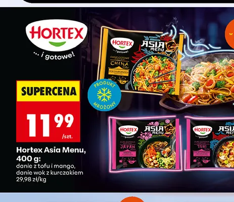 Hortex Asia Menu danie z tofu i mango promocja w Biedronka