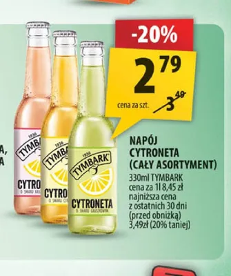 Napój gazowany Tymbark Cytroneta promocja w Arhelan