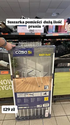 Suszarka na pranie CASA Si Easy Flex promocja w Biedronka