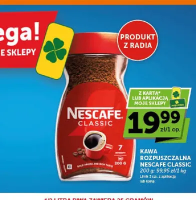 Kawa rozpuszczalna Nescafé Classic promocja w Groszek