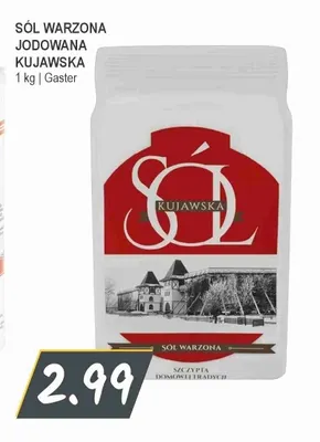 Sól warzona jodowana Kujawska promocja w Słoneczko