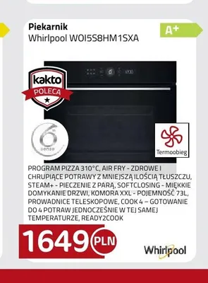 Piekarnik Whirlpool WOI5S8HM1SXA promocja w kakto.pl