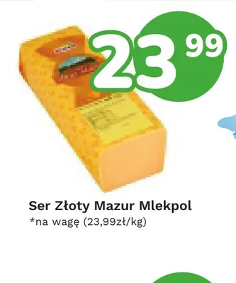 Ser Złoty Mazur Mlekpol promocja w Limonka
