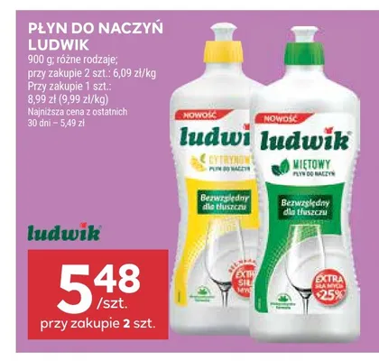 Płyn do naczyń Ludwik Cytrynowy promocja w Stokrotka
