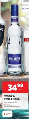 Wódka Finlandia promocja w Stokrotka