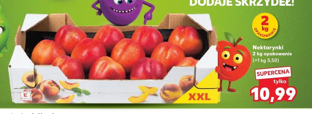 Nektarynki promocja w Kaufland
