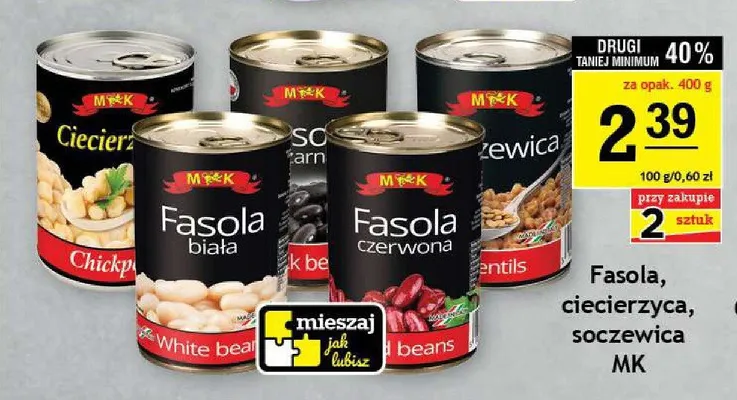 Fasola czerwona MK promocja w Gram Market