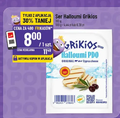 Ser Halloumi Grikios PDO promocja w POLOmarket