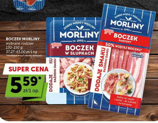 Boczek parzony Morliny promocja w Groszek