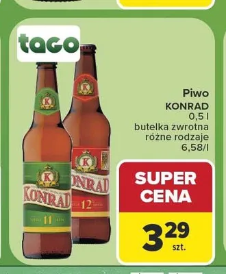 Piwo Konrad 12 promocja w Carrefour