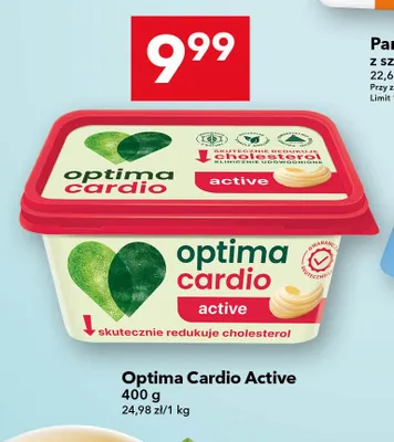 Margaryna Optima Cardio Active promocja w LEWIATAN