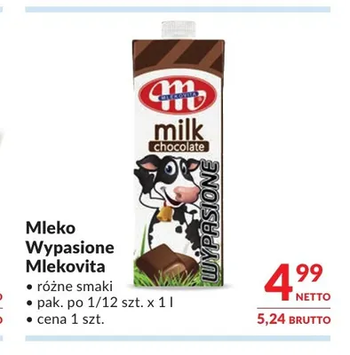 Mleko Wypasione Mlekovita promocja w Makro