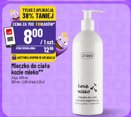 Mleczko do ciała kozie mleko promocja w POLOmarket