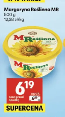 Margaryna Roślinna MR promocja w Delikatesy Centrum