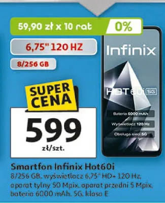 Smartfon Hot60i promocja w Auchan