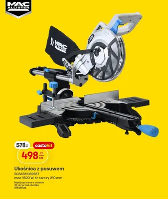 Ukośnica z posuwem promocja w Castorama