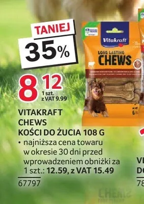Chews kości do żucia Vitakraft promocja w Selgros