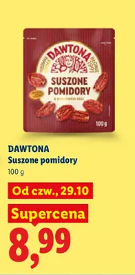 Suszone pomidory Dawtona promocja w Lidl