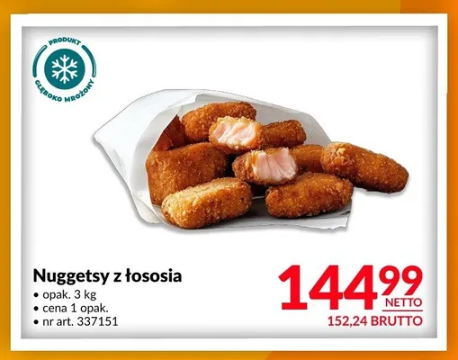 Nuggetsy z łososia promocja w Makro
