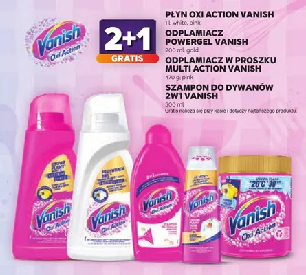 Płyn odplamiający Vanish Oxi Action White promocja w Stokrotka