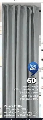 Zasłona ROXEN promocja w Jysk