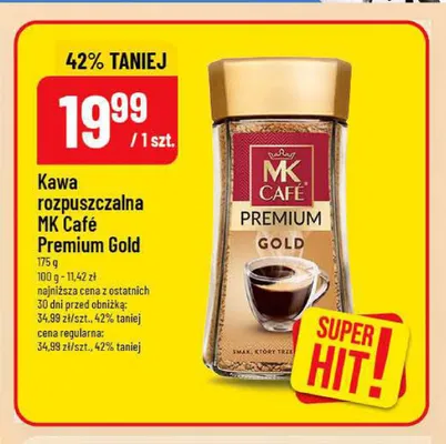 Kawa rozpuszczalna MK Café Premium Gold promocja w POLOmarket