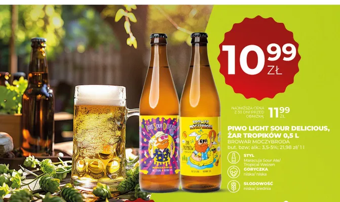 Piwo Żar Tropików Browar Moczybroda promocja w Duży Ben