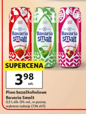 Piwo bezalkoholowe Bavaria Smalt Pomegranate promocja w Auchan