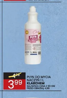 Płyn do mycia naczyń Klarchem promocja w Wafelek