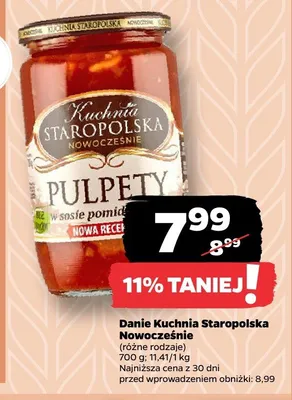 Danie Kuchnia Staropolska Nowocześnie promocja w Netto