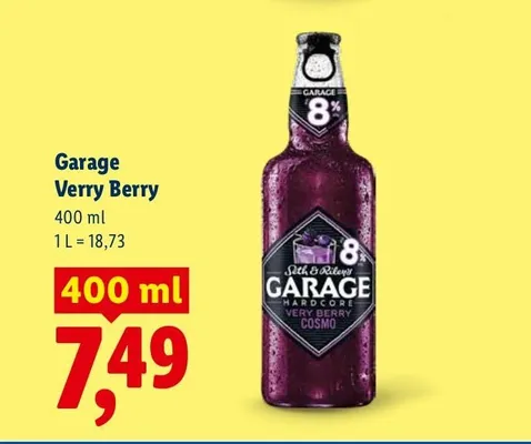 Piwo Garage Verry Berry promocja w Lidl