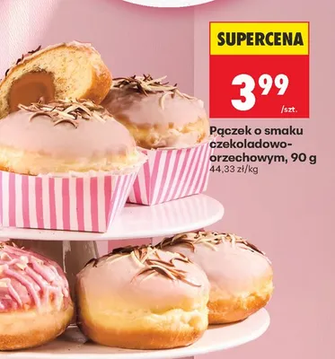 Pączek o smaku czekoladowo-orzechowym promocja w Biedronka