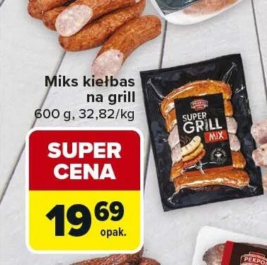 Miks kiełbas na grill promocja w Carrefour Market