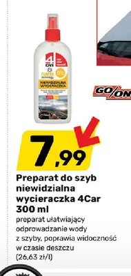 Preparat do szyb niewidzialna wycieraczka 4Car promocja w Bricomarche