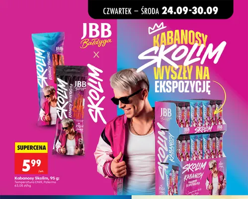 Kabanosy Skolim Temperatura Chilli promocja w Biedronka