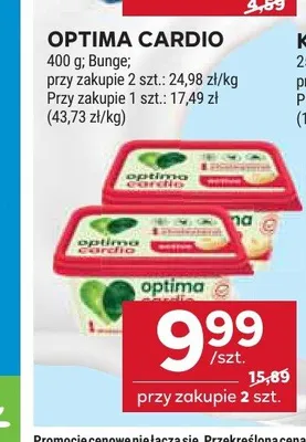 Margaryna Optima Cardio promocja w Stokrotka