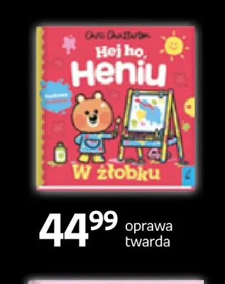 Książka Hej ho Heniu w żłobku oprawa twarda Wilga promocja w Empik