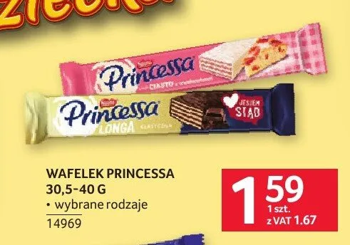 Wafelek Princessa 30,5-40g promocja w Selgros