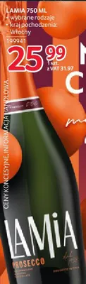 Wino Lamia Prosecco 750ml promocja w Selgros