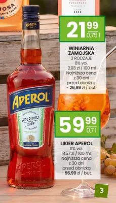 Likier Aperol 11% vol. promocja w Twój Market