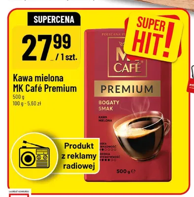 Kawa mielona MK Café Premium promocja w POLOmarket