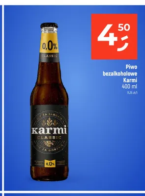 Piwo bezalkoholowe Karmi Classic promocja w Dealz