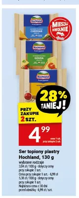 Ser topiony plastry Gouda Hochland promocja w Twój Market