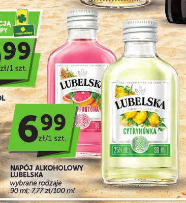 Napój alkoholowy Lubelska Cytrynówka promocja w ABC