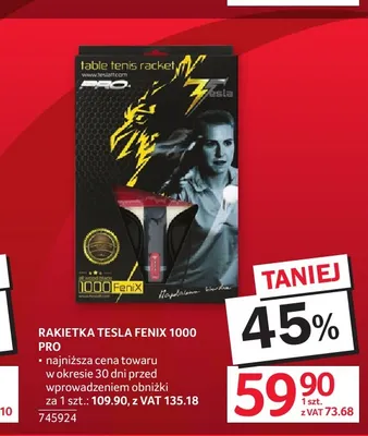 Rakietka Tesla Fenix 1000 Pro promocja w Selgros