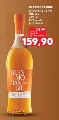 Whisky Glenmorangie Original 12 YO promocja w Kaufland