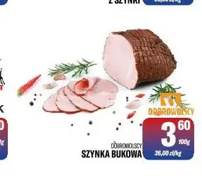 Szynka Bukowa Dobrowolscy promocja w Tomi Markt