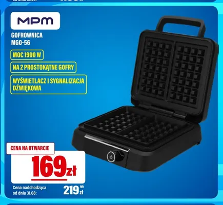 Gofrownica Mpm MGO-56 promocja w RTV EURO AGD