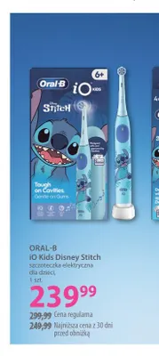 Szczoteczka elektryczna dla dzieci iO Kids Disney Stitch Oral-B promocja w Hebe