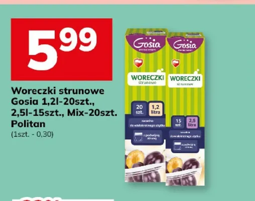 Woreczki strunowe Gosia Politan promocja w Hitpol